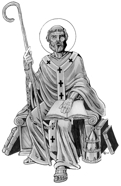 Saint Libère assis